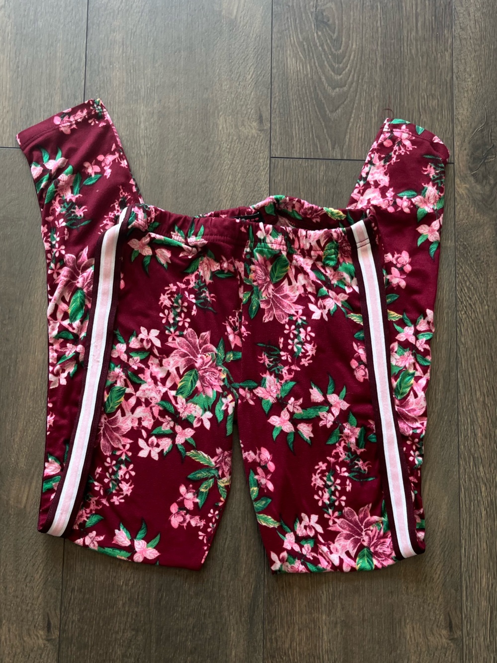 Girls Floral Leggings